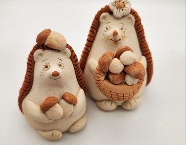 Ежик погремушка